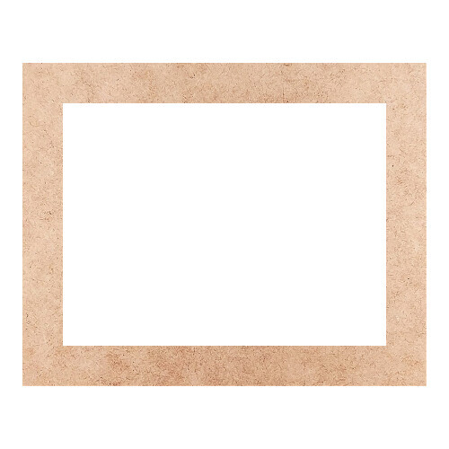 Recorte Moldura Ret 40 x 50 cm Borda 5 cm / MDF 3mm