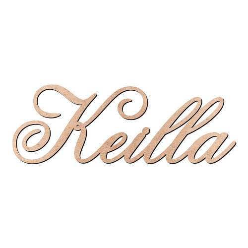 Recorte Keilla Old Script / MDF 3mm