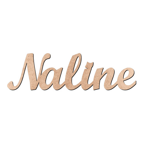 Recorte Naline Script Mt Std / MDF 3mm