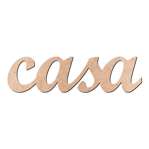 Recorte casa Script Mt Std / MDF 3mm