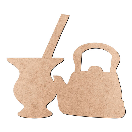 Recorte Cuia Chaleira Chimarrão / MDF 3mm