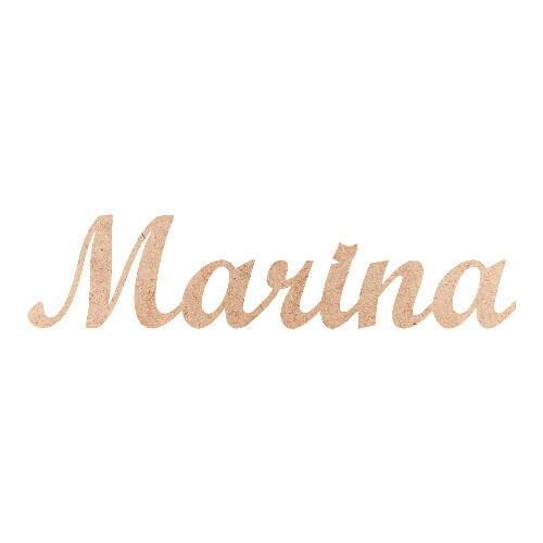 Recorte Marina Script Mt Std / MDF 3mm