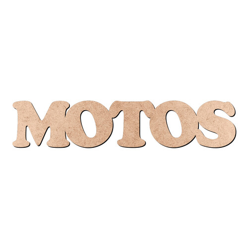 Recorte MOTOS Cooper Black / MDF 3mm