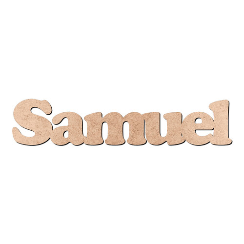 Recorte Samuel Cooper Black / MDF 3mm