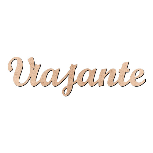 Recorte Viajante Script Mt Std / MDF 3mm