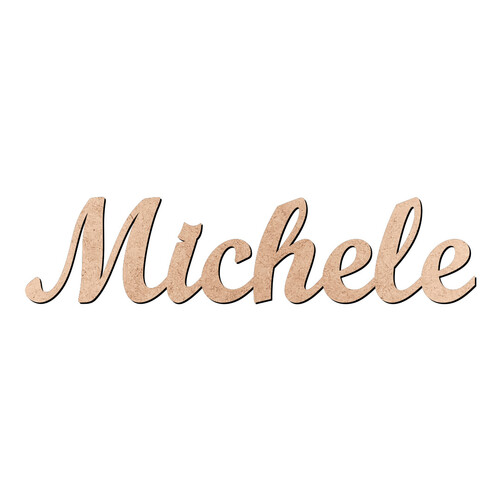 Recorte Michele Script Mt Std / MDF 3mm