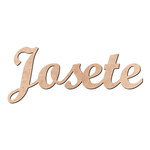 Recorte Josete Script Mt Std / MDF 3mm