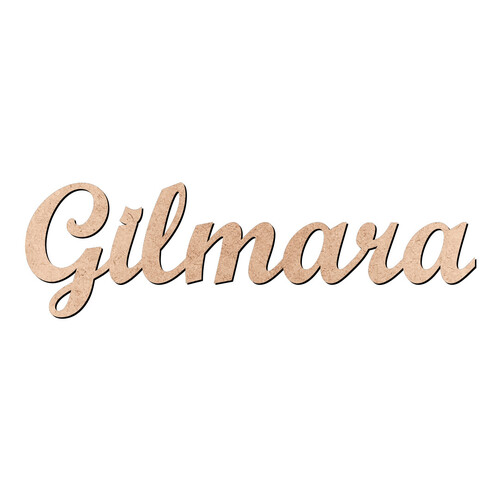 Recorte Gilmara Script Mt Std / MDF 3mm