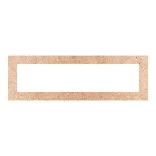 Recorte Moldura Ret 10 x 31 cm Borda 2 cm / MDF 3mm