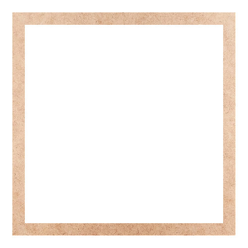 Recorte Moldura Quadrada 36 cm Borda 2 cm / MDF 3mm