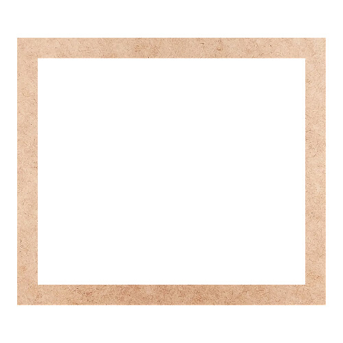 Recorte Moldura Ret 26 x 30 cm Borda 2 cm / MDF 3mm