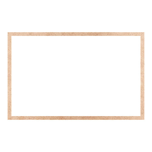 Recorte Moldura Ret 45 x 70 cm Borda 2 cm / MDF 3mm