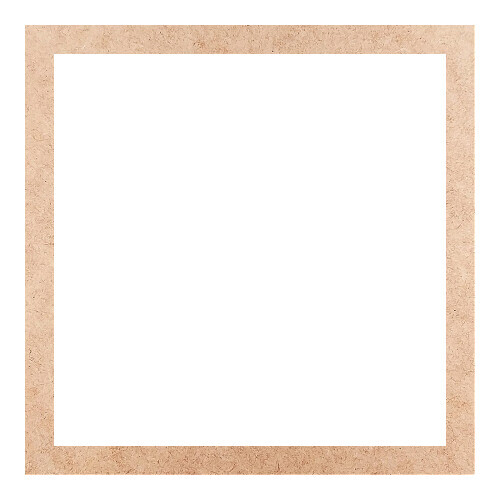 Recorte Moldura Quadrada 46 cm Borda 3 cm / MDF 3mm