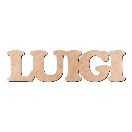 Recorte LUIGI Cooper Black / MDF 3mm