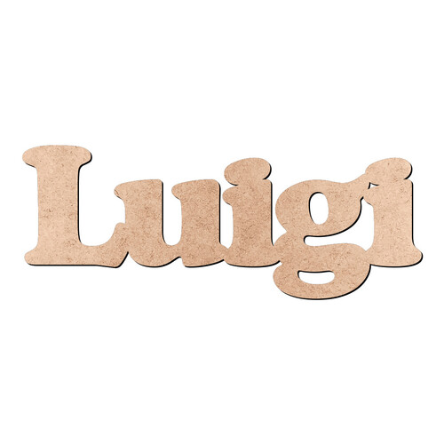 Recorte Luigi Cooper Black / MDF 3mm