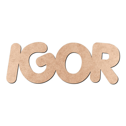 Recorte IGOR Porkys / MDF 3mm