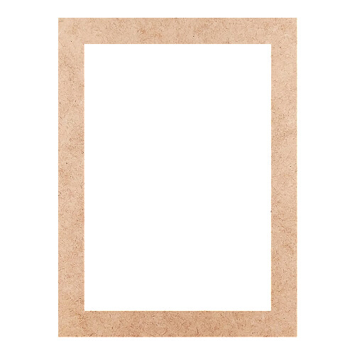 Recorte Moldura Ret 36 x 27 cm Borda 3 cm / MDF 3mm