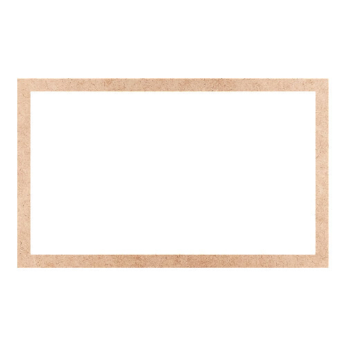 Recorte Moldura Ret 28 x 46 cm Borda 2 cm / MDF 3mm