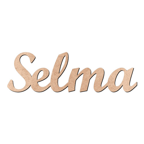 Recorte Selma Script Mt Std / MDF 3mm