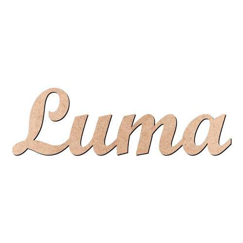 Recorte Luma Script Mt Std / MDF 3mm