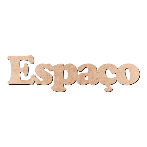 Recorte Espaço Cooper Black / MDF 3mm