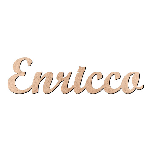 Recorte Enricco Script Mt Std / MDF 3mm