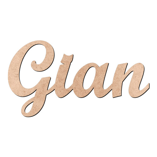 Recorte Gian Script Mt Std / MDF 3mm