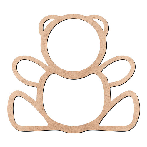 Recorte Ursinho Contorno / MDF 3mm