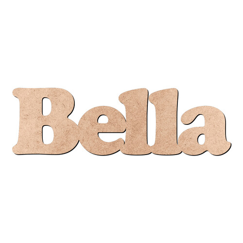 Recorte Bella Cooper Black / MDF 3mm