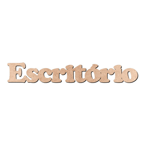 Recorte Escritório Cooper Black / MDF 3mm