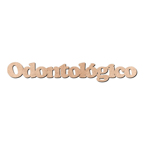 Recorte Odontológico Cooper Black / MDF 3mm
