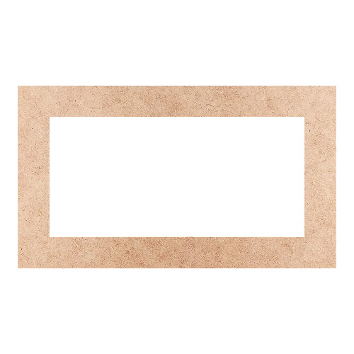 Recorte Moldura Ret 46 x 80 cm Borda 8 cm / MDF 3mm