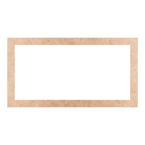 Recorte Moldura Ret 46 x 86 cm Borda 5 cm / MDF 3mm