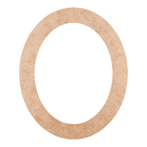 Recorte Moldura Arr 17 x 14 cm Borda 2 cm / MDF 3mm