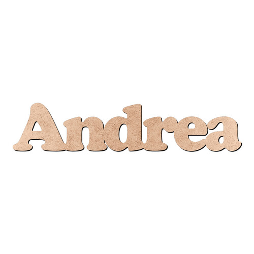 Recorte Andrea Cooper Black / MDF 3mm