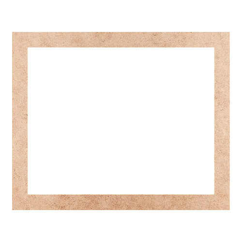 Recorte Moldura Ret 45 x 55 cm Borda 4 cm / MDF 3mm