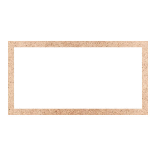 Recorte Moldura Ret 45 x 85 cm Borda 4 cm / MDF 3mm