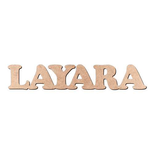 Recorte LAYARA Cooper Black / MDF 3mm