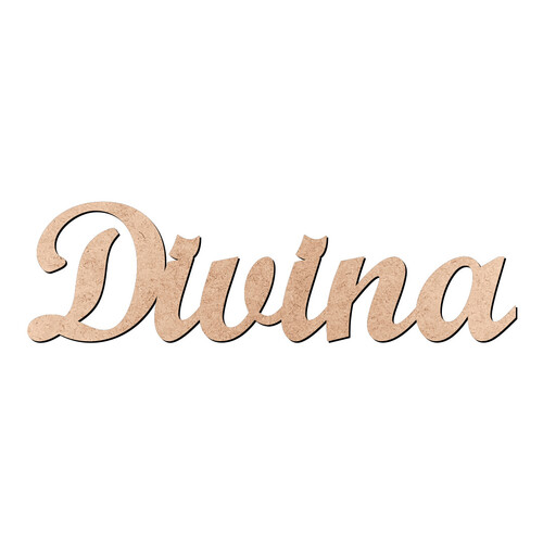Recorte Divina Script Mt Std / MDF 3mm