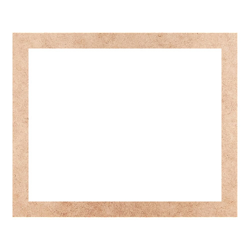 Recorte Moldura Ret 46 x 56 cm Borda 4 cm / MDF 3mm
