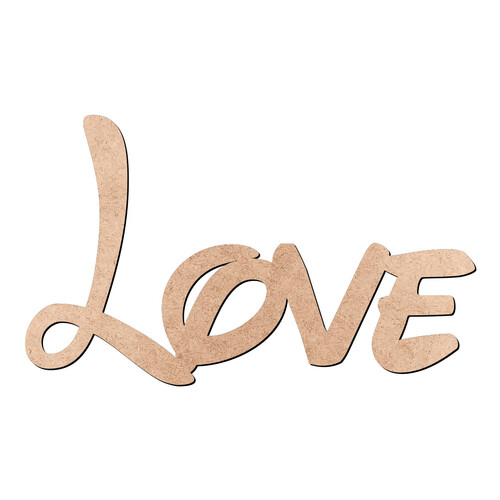Recorte Love Disney / MDF 3mm