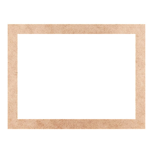 Recorte Moldura Ret 42 x 55 cm Borda 4 cm / MDF 3mm