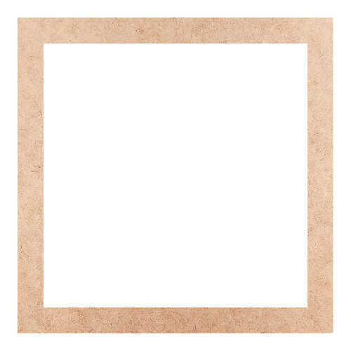 Recorte Moldura Quadrada 36 cm Borda 3 cm / MDF 3mm