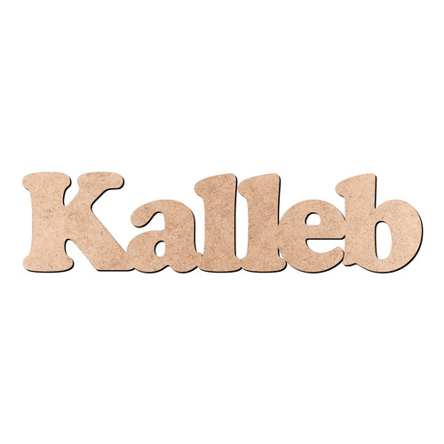 Recorte Kalleb Cooper Black / MDF 3mm