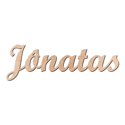 Recorte Jônatas Script Mt Std / MDF 3mm