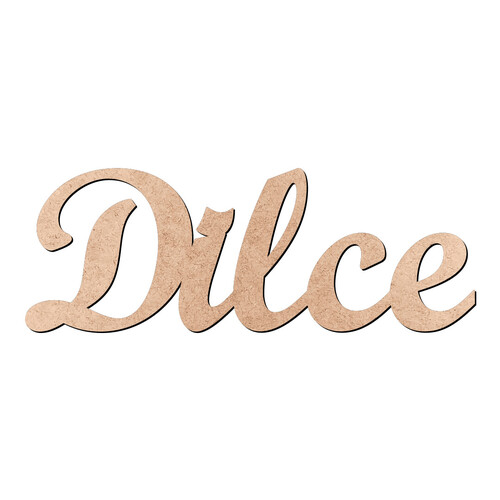 Recorte Dilce Script Mt Std / MDF 3mm