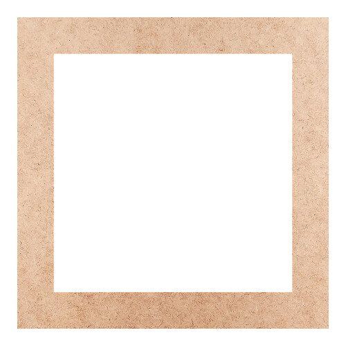 Recorte Moldura Quadrada 34 cm Borda 4 cm / MDF 3mm