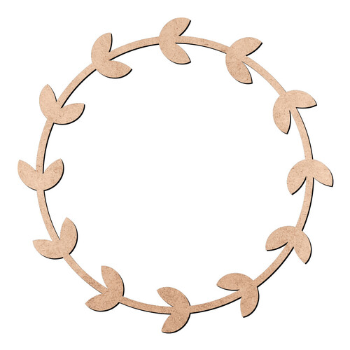 Recorte Guirlanda Ramos Folhas / MDF 3mm