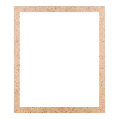 Recorte Moldura Ret 35 x 30 cm Borda 2 cm / MDF 3mm