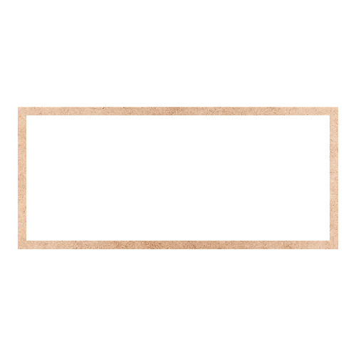 Recorte Moldura Ret 32 x 72 cm Borda 2 cm / MDF 3mm